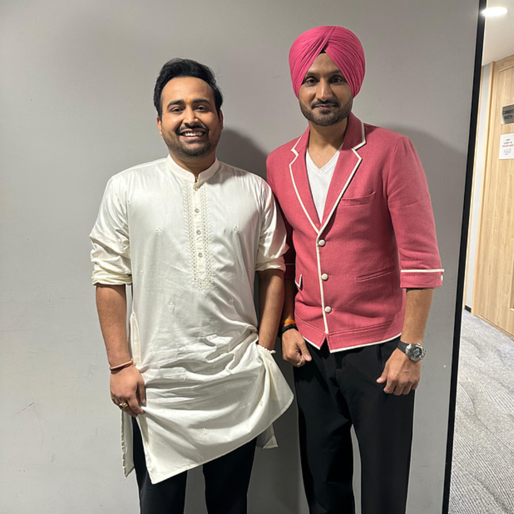 Harbhajan Singh with Astro Arun Pandit