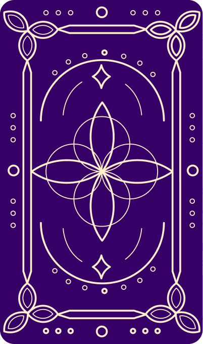 Tarot card back